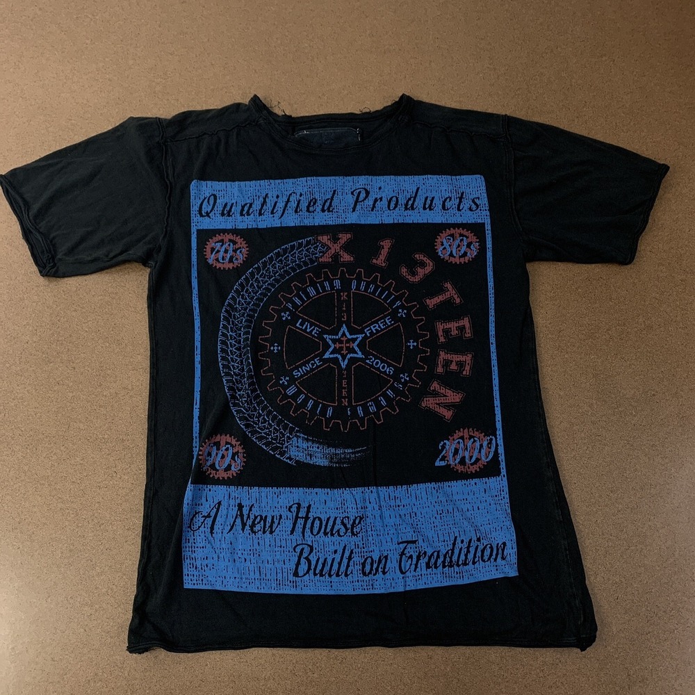 Black Brand Men's Size Medium Black Graphic T-Shirt